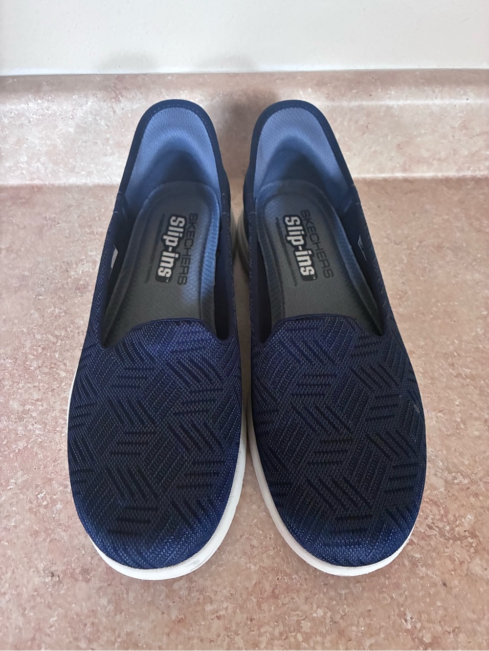 Skechers Navy Blue Slip-On Loafers